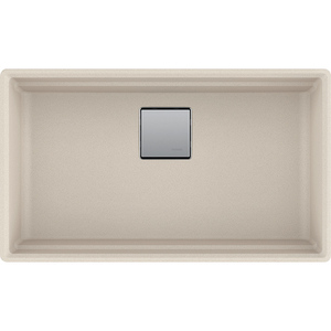 FPKG11031CHA Peak White/Color Undermount - Single Bowl Kitchen Sink - Champagne