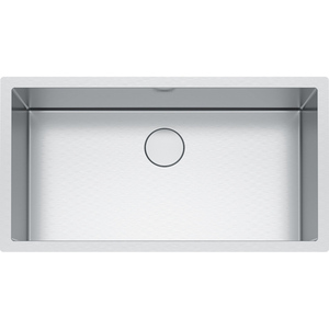 FPS2X11033 Professional 2 Stainless Steel Undermount - Single Bowl Kitchen Sink - Stainless Steel