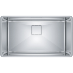 FPTX11031 Pescara Stainless Steel Undermount - Single Bowl Kitchen Sink - Stainless Steel