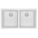 Franke FMAG1201515PWT Polar White Undermount Double Bowl Kitchen Sink