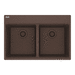 Franke FMAG6201414MOC Mocha Double Bowl Kitchen Sink