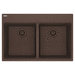 Franke FMAG6201515MOC Mocha Double Bowl Kitchen Sink