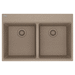 Franke FMAG6201515OYS Oyster Double Bowl Kitchen Sink