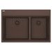 Franke FMAG6601812LDMOC Mocha Double Bowl Kitchen Sink