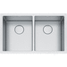 Franke FPS2X1201414 Stainless Steel Undermount Double Bowl Kitchen Sink