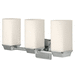 Gatco G1676 Chrome 3 Bulb Bathroom Light