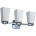 Gatco GAT1696 Chrome 3 Bulb Bathroom Light