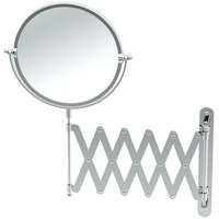  Sissor Magnifying Mirror Bathroom Accessory - Chrome