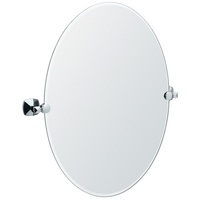  Jewel Oval Mirror - Chrome