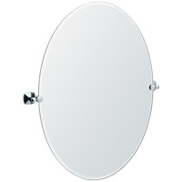  Jewel Oval Mirror - Chrome