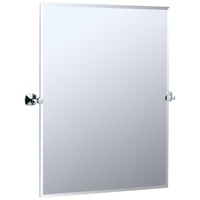  Jewel Square / Rectangular Mirror - Chrome