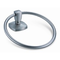  Jewel Towel Ring Bathroom Accessory - Satin Nickel