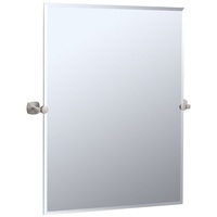  Jewel Square / Rectangular Mirror - Satin Nickel