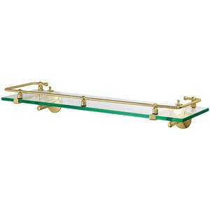 G1438 Vanity Shelf Bathroom Accessory - Polished Brass