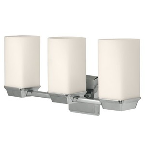 G1676 Philadelphia 3 Bulb Bathroom Lighting - Chrome G1676 Philadelphia 3 Bulb Bathroom Lighting - Chrome