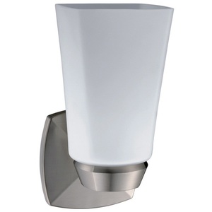 G1691 Jewel 1 Bulb Wall Sconce - Satin Nickel