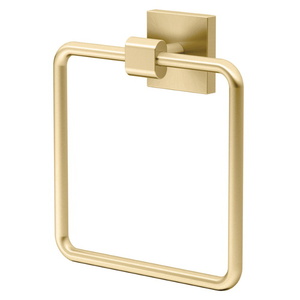 G4062 Elevate Towel Ring Bathroom Accessory - Brushed Brass G4062 Elevate Towel Ring Bathroom Accessory - Brushed Brass