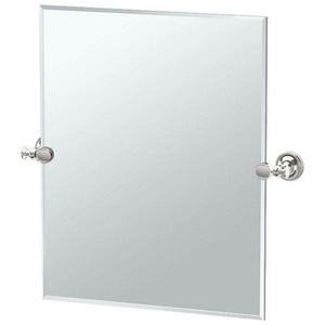 G4129SM Tavern Square / Rectangular Mirror - Polished Nickel