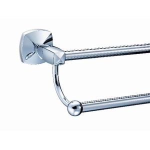 G4144 Jewel Towel Bar Bathroom Accessory - Chrome