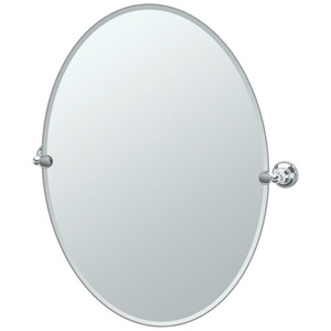 GAT4329 Tiara Oval Mirror - Chrome