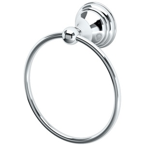 GAT4352 Charlotte Towel Ring Bathroom Accessory - Chrome GAT4352 Charlotte Towel Ring Bathroom Accessory - Chrome