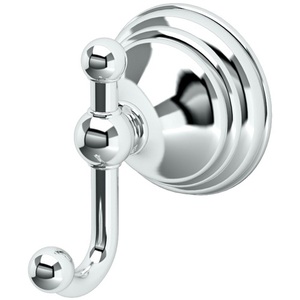 GAT4355 Charlotte Robe Hook Bathroom Accessory - Chrome GAT4355 Charlotte Robe Hook Bathroom Accessory - Chrome