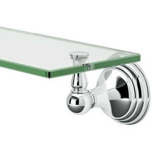 G4356 Charlotte Vanity Shelf Bathroom Accessory - Chrome G4356 Charlotte Vanity Shelf Bathroom Accessory - Chrome