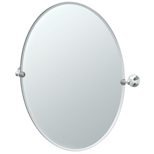 G4359LG Charlotte Oval Mirror - Chrome G4359LG Charlotte Oval Mirror - Chrome
