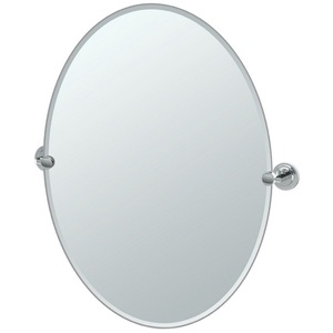 G5239LG Marina Oval Mirror - Chrome