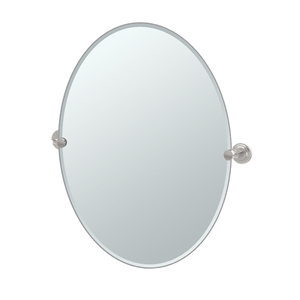 G5859LG Marina Oval Mirror - Satin Nickel