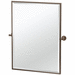 Gatco G4129FS Polished Nickel Square/Rectangular Mirror