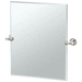 Gatco G4129SM Polished Nickel Square/Rectangular Mirror