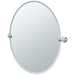 Gatco G4329LG Chrome Oval Mirror