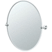 Gatco G4359LG Chrome Oval Mirror