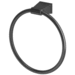 Gatco G4712MX Matte Black Towel Ring