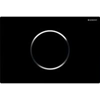  Sigma10 Toilet Tank Lever Bathroom Accessory - Black/Polished Chrome/Black