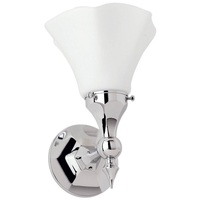  Empire 1 Bulb Wall Sconce - Polished Chrome