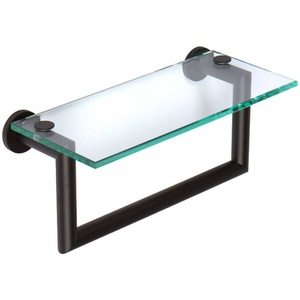 G4619T12MB Kubic Vanity Shelf Bathroom Accessory - Matte Black G4619T12MB Kubic Vanity Shelf Bathroom Accessory - Matte Black