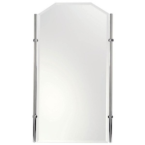 G642SN Empire Unique Shape Mirror - Satin Nickel