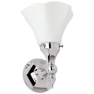 G682SOPC Empire 1 Bulb Wall Sconce - Polished Chrome