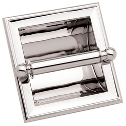  Columnar Paper Holder Bathroom Accessory - Polished Nickel