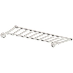  Columnar Vanity Shelf Bathroom Accessory - Satin Nickel