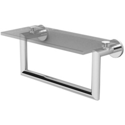 G4619T12PN Kubic Vanity Shelf Bathroom Accessory - Polished Nickel G4619T12PN Kubic Vanity Shelf Bathroom Accessory - Polished Nickel