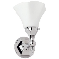  Empire 1 Bulb Wall Sconce - Satin Nickel