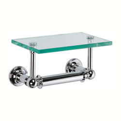  Columnar Vanity Shelf Bathroom Accessory - Satin Nickel