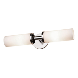 G4682LSN Kubic 2 Bulb Bathroom Lighting - Satin Nickel