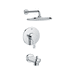 Grohe G1025240000 Chrome Tub & Shower Faucet Trim Kit
