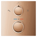Grohe G29178DL1 Brushed Warm Sunset Thermostatic Valve Trim