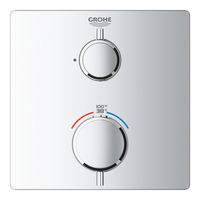  Grohtherm Thermostatic / Volume Control Trim Trim Kit - Starlight Chrome