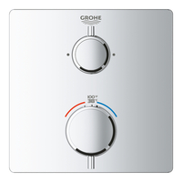  Grohtherm Thermostatic / Volume Control Trim Trim Kit - Starlight Chrome